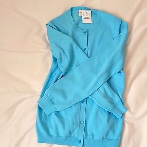 NWT Button down Cardigan with Pearly Button Detail Size 14